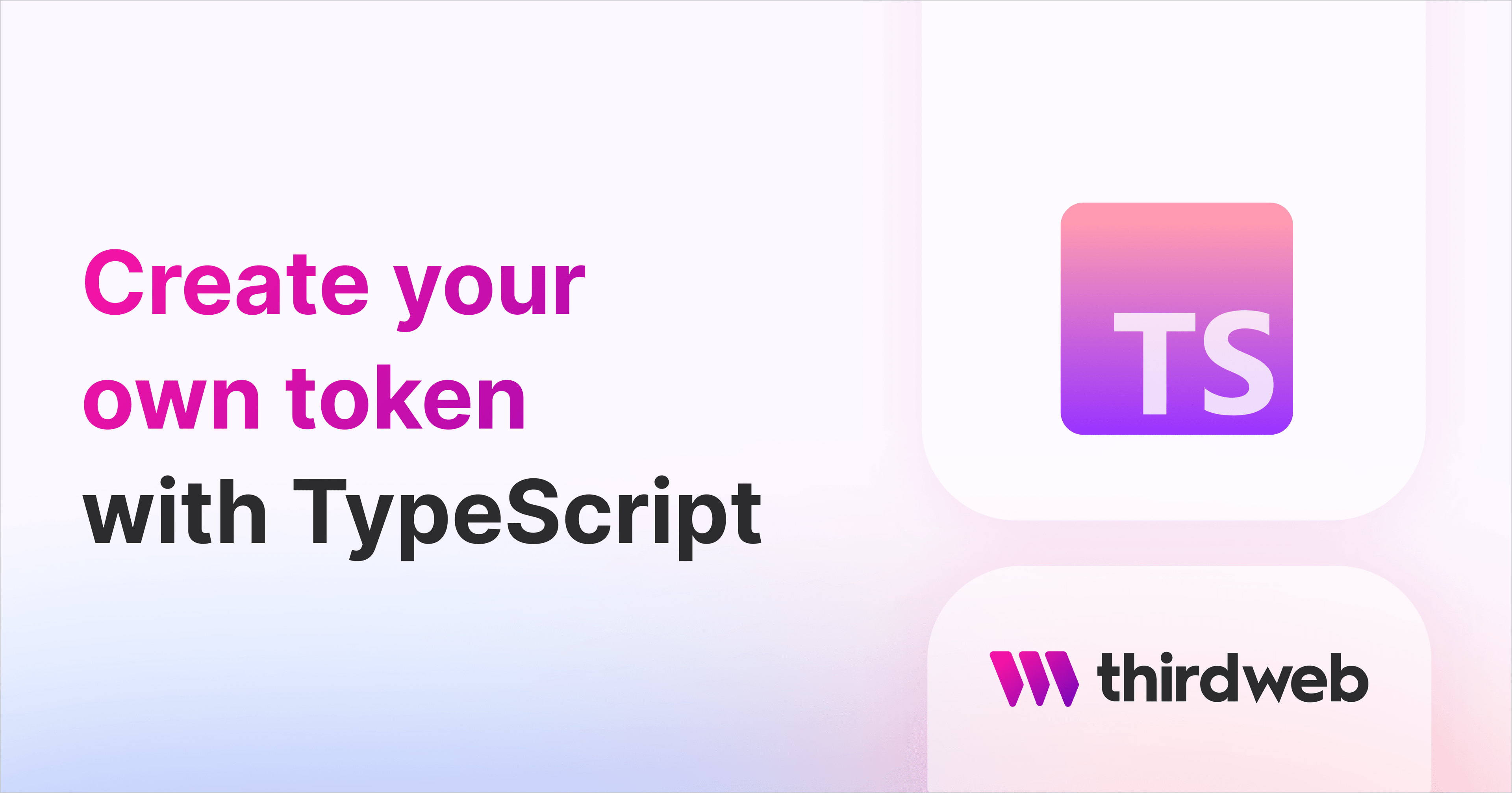 Create your own token with TypeScript thumbnail