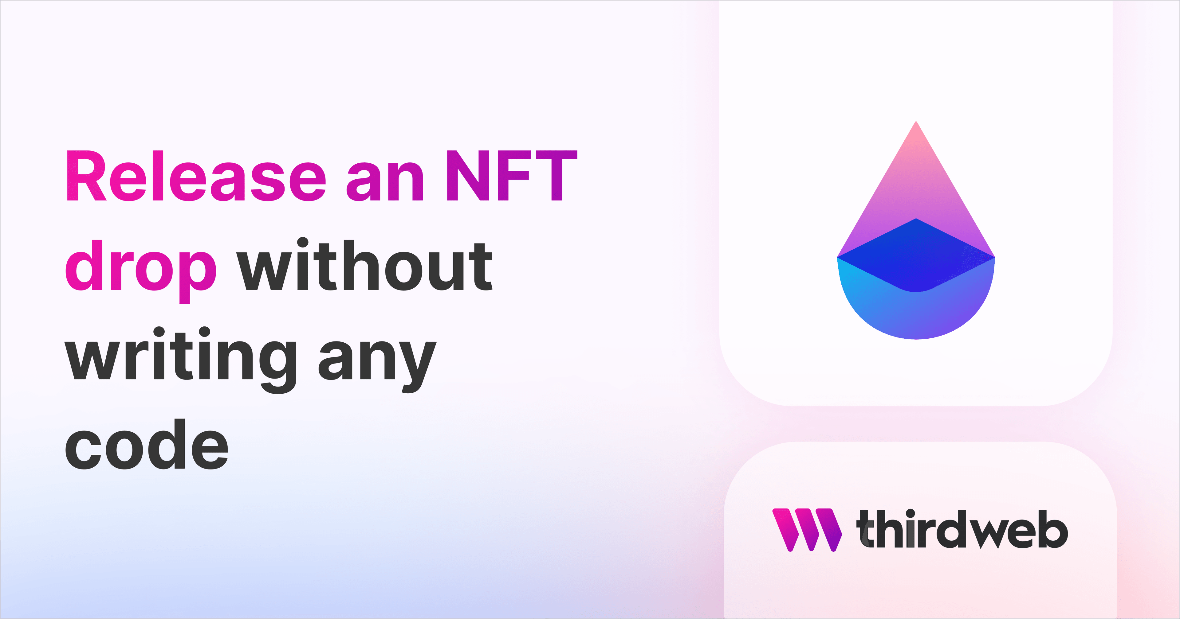 Release an NFT drop on your own site without writing any code thumbnail