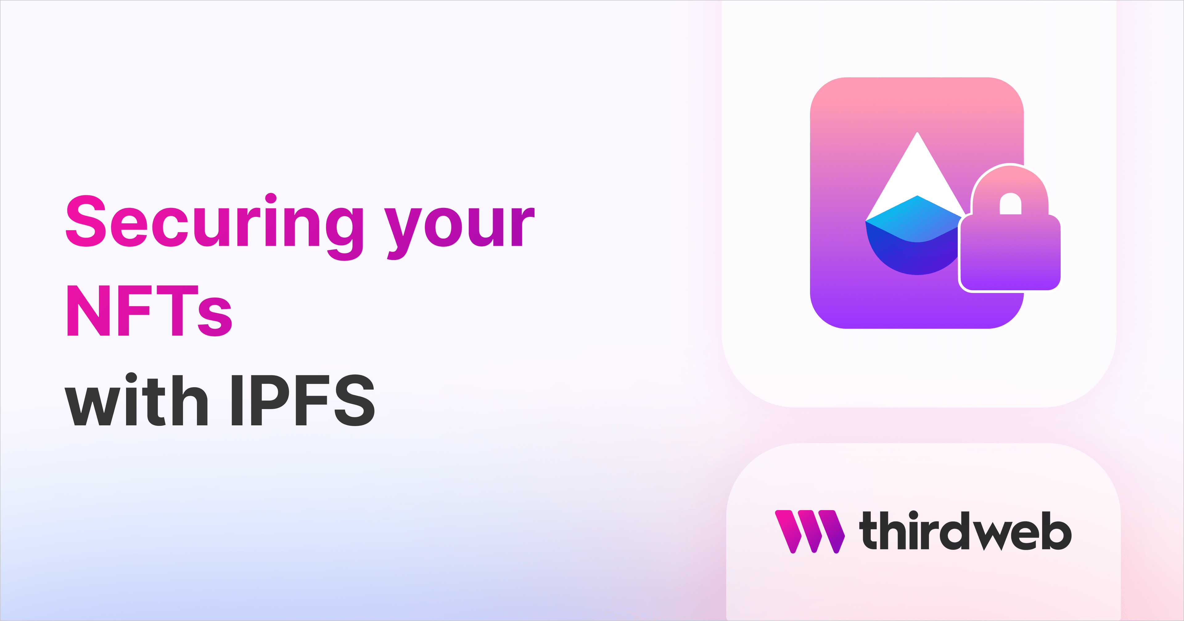 Using IPFS to secure your NFT thumbnail