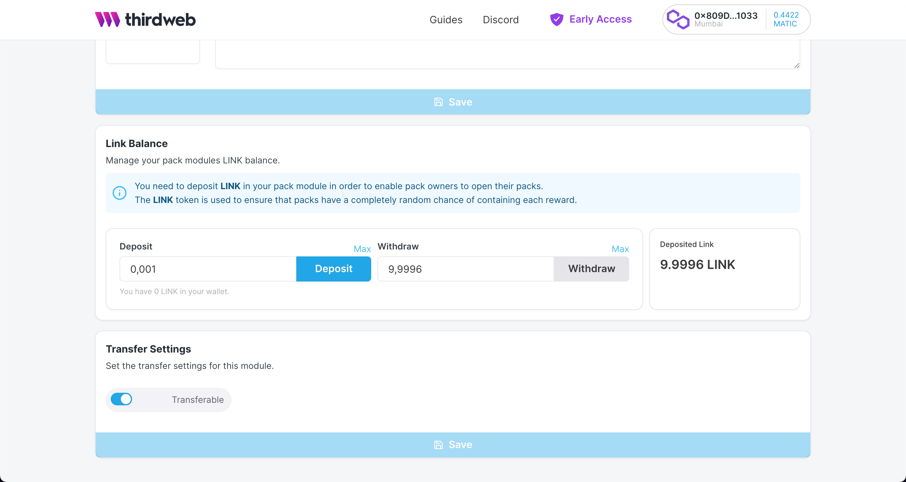 Funding LINK