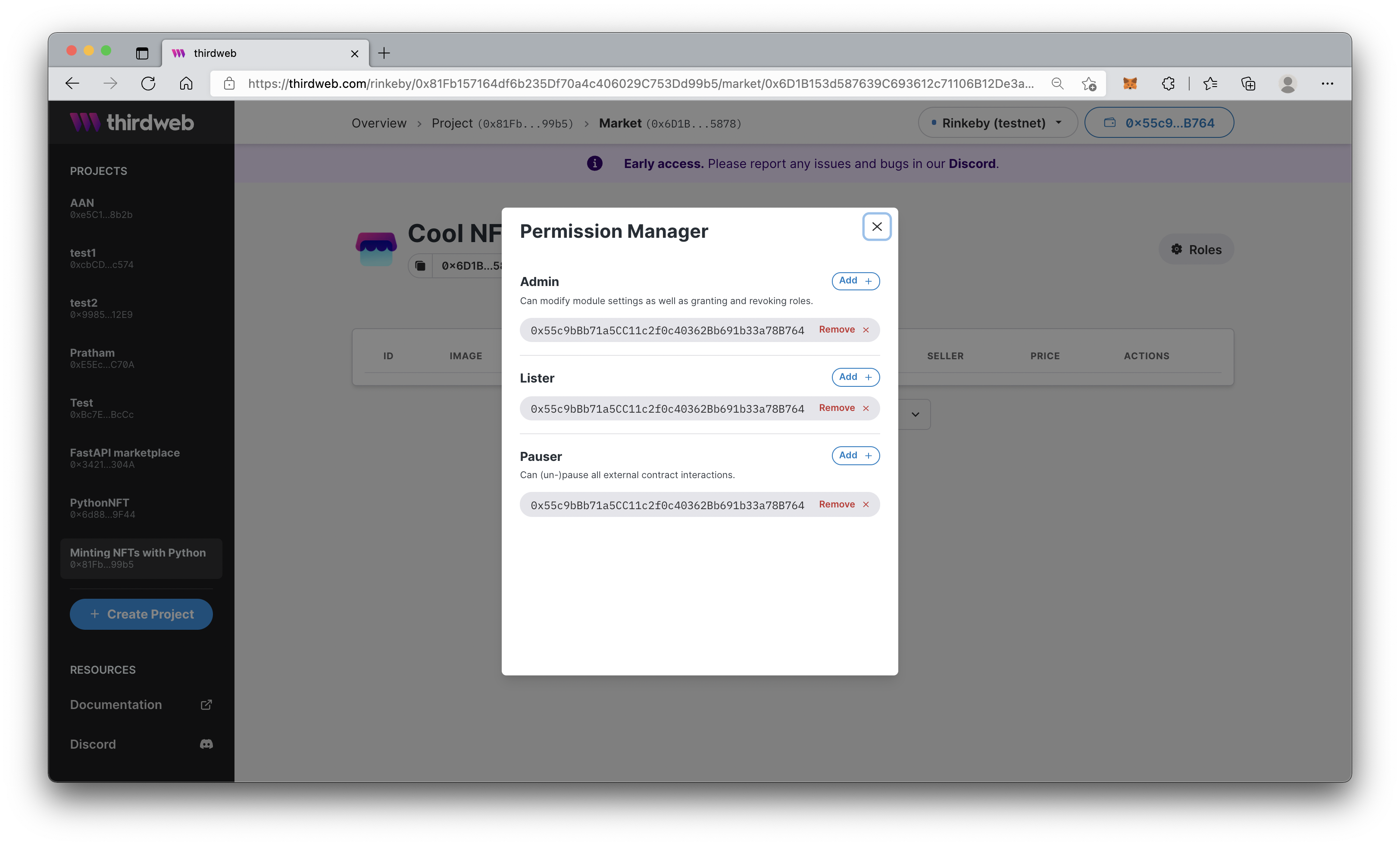 Permission Manager